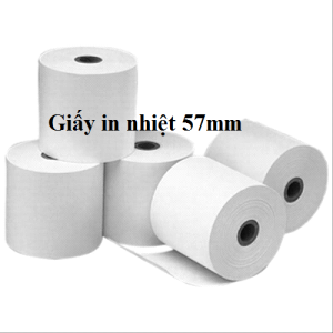 Giấy in nhiệt K57 38mm chuyên dùng cho máy POS cầm tay, in rõ nét, không cần mực. Nhỏ gọn, tiện lợi, giá tốt, phù hợp bán hàng lưu động.